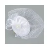 Wholesale of Amazon's new fashionable face cover gauze hat for summer women, flower-patterned gauze fashion hat and face cover top hat Item Picture